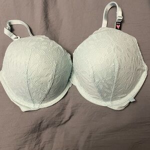 Victoria's Secret Lace Bra in Soft Blue